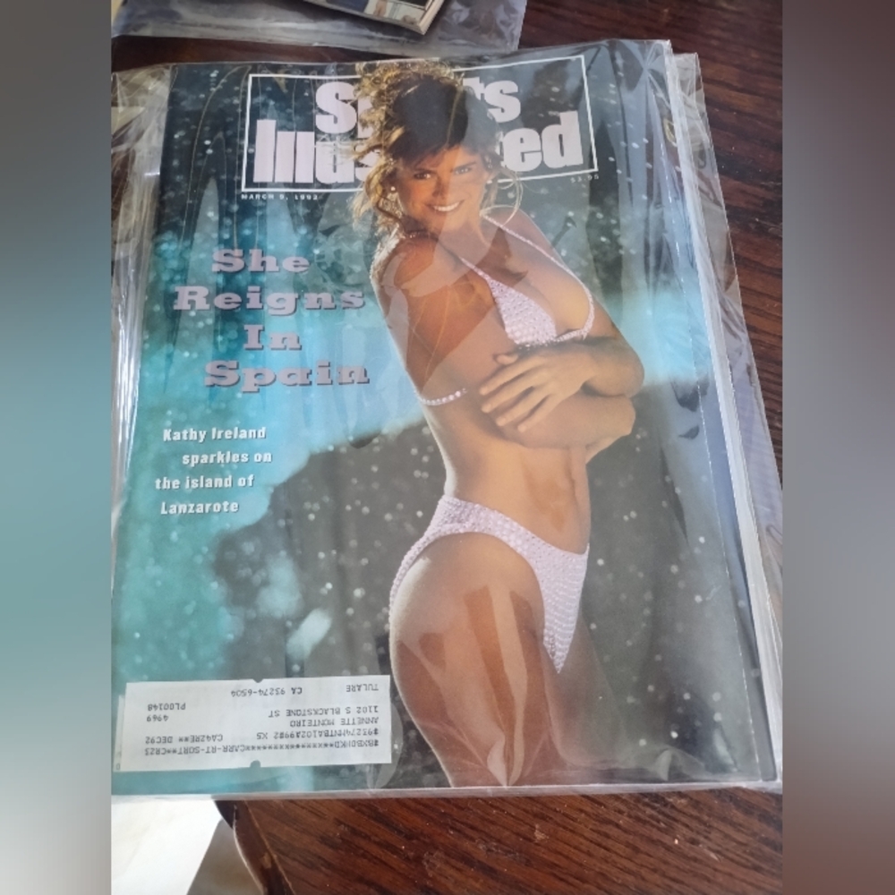 Sports Illustrated‎ Swim Magazine with White and Blue Cover